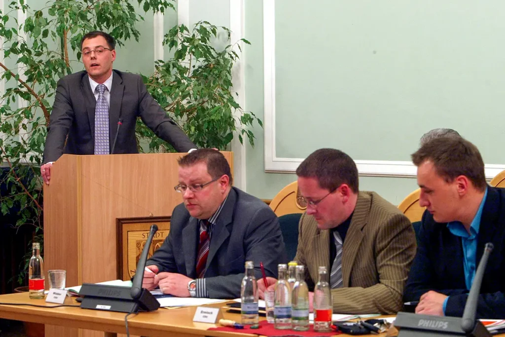 Stadtrat Zella-Mehlis, CDU-Fraktion im Vordergrund